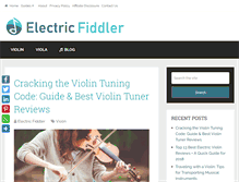 Tablet Screenshot of electricfiddler.com
